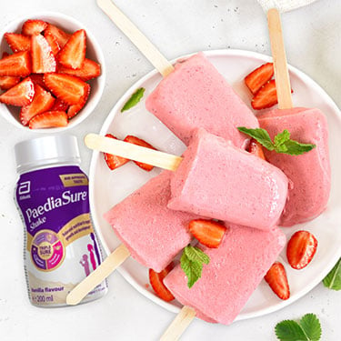 Creamy Strawberry Ice Lolly Recipe