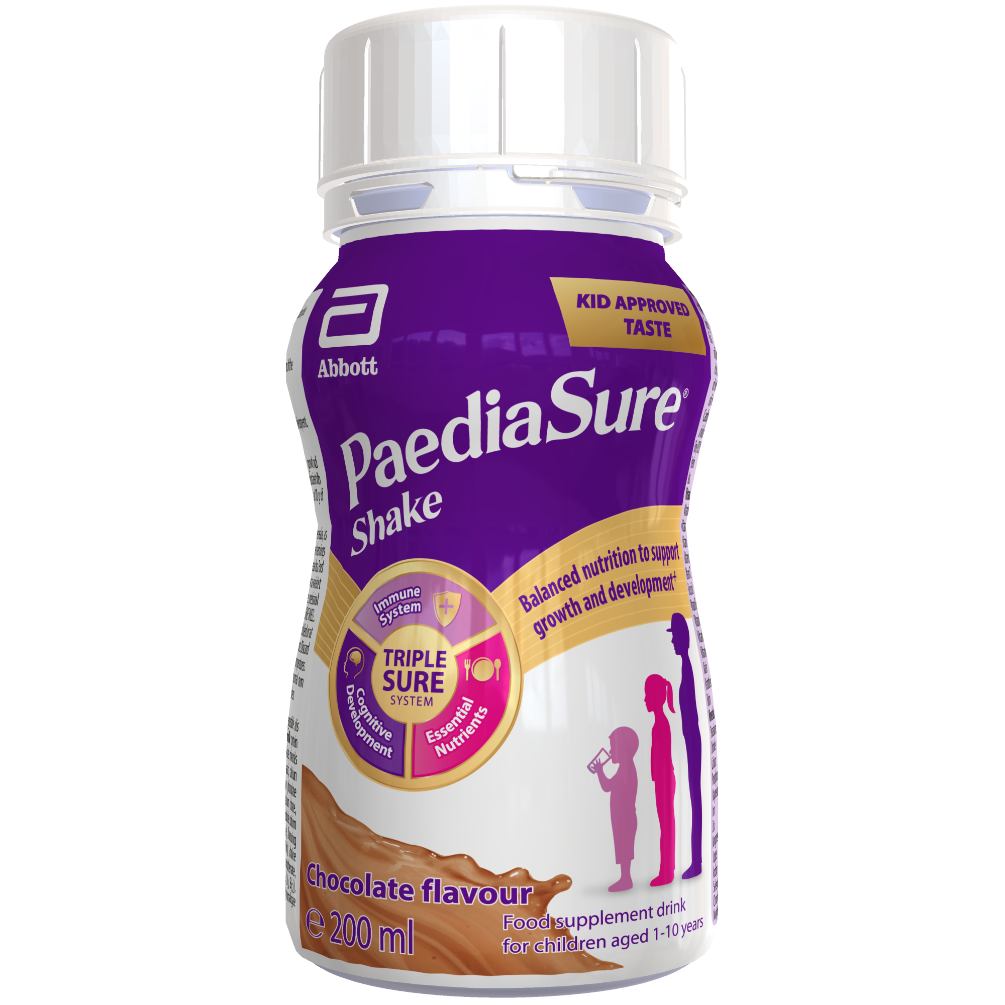 U60-043-000_PaediaSure Shake_INT-56_S884_200ml_OL_3D_F