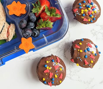 Pediasure Chocolate Cupcakes with sprinkles