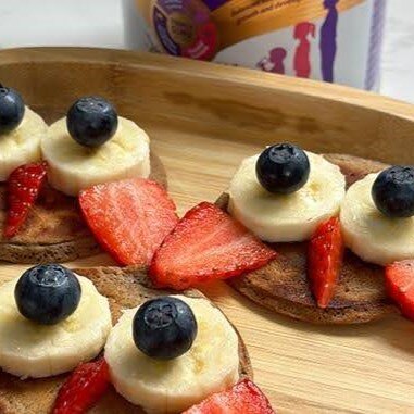 Mini pancakes - eating with amelia mobile